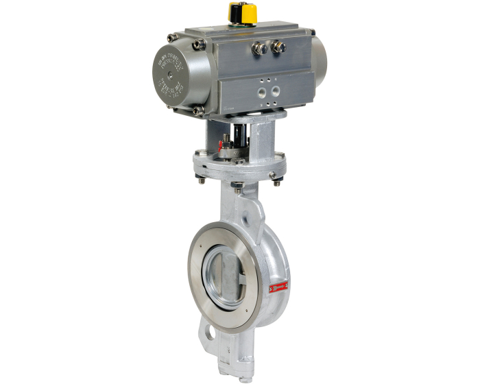 Carbon steel double offset butterfly valve 1113 DN50 + RE76